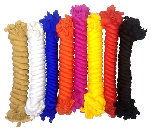 Image of YOUTHQUAKE Women's Solid Casual Dailywear Faux Chiffon Multi Color Dupatta With Pum Pum Lace (Set of 7)