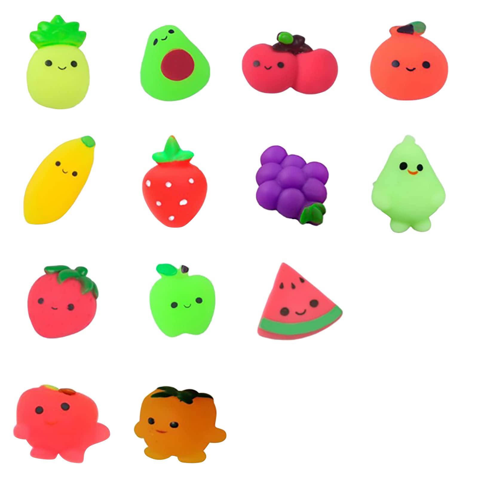 npkgvia 24Pcs Christmas Educational Toy Package Toy Gift Box to Reduce Stress and AntiAnxiety Autisms ADHDs Sensory Toy Set for Children Adults Games Sausage (Yellow, One Size)