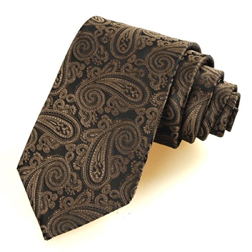 LANFIRE Classic tie formal tie casual tie birthday tie Men's Tie multi stripes business suit necktie various color (120)