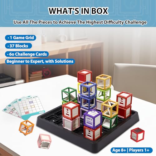 Innovakids Laser Maze - STEM Logic Toys for Ages 8-13, 60+ Challenges Puzzle Games, Great 8-13 Years Old Children Gift to Develop Spatial Imagination Problem-Solving Concentration, Team/Solo Play - Image 7