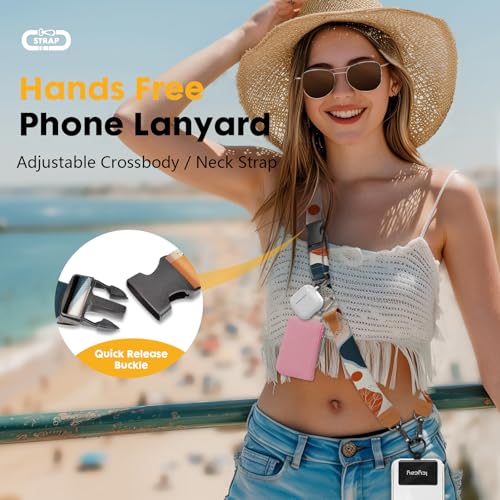 Image of Icycay Phone Lanyard Crossbody Strap Adjustable Teacher Women Abstract Art | for Cell Phone Case Keys ID Badges, Anti Theft, Multifuctional, Neck Phone Holder, Travel Hiking Essential Accessories, Gifts