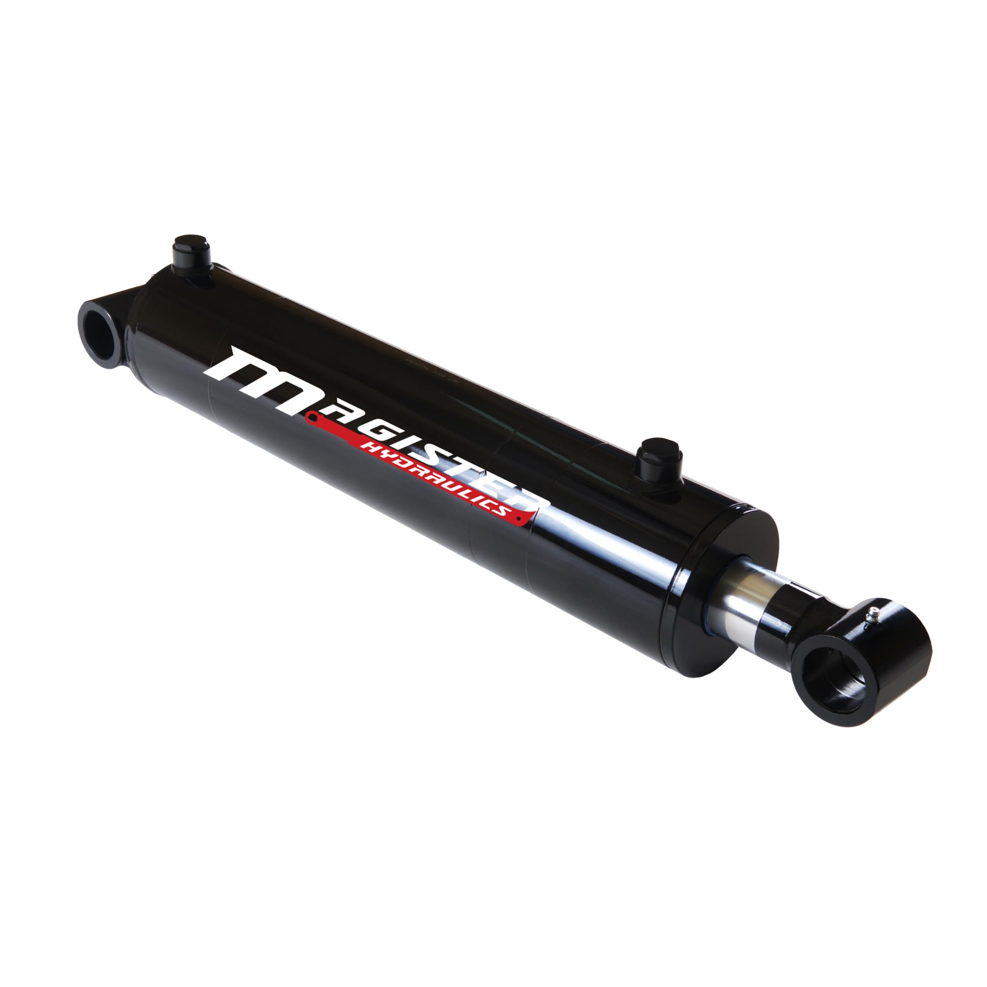 Magister Hydraulic Cylinder 4" Bore x 60" Stroke, Welded Hydraulic Ram with Cross Tube Ends, Double Acting Hydraulic Piston 3500 PSI (WCT 4x60)