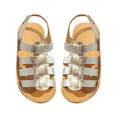 Big Kids Sandals Kids Girls Strappy Sandal Open Toe Casual PU Leather Sandal Slip On Princess Girls Jelly Sandals