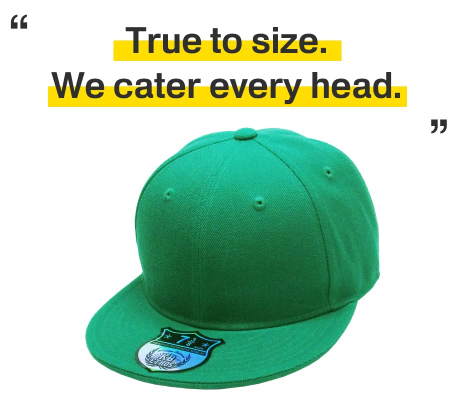Image of KBETHOS Original 6 Panel Flat Brim True-Fit Fitted Cap