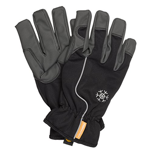 Fiskars Guantes de invierno, Tamaño 10, Negro/Naranja, 1015447