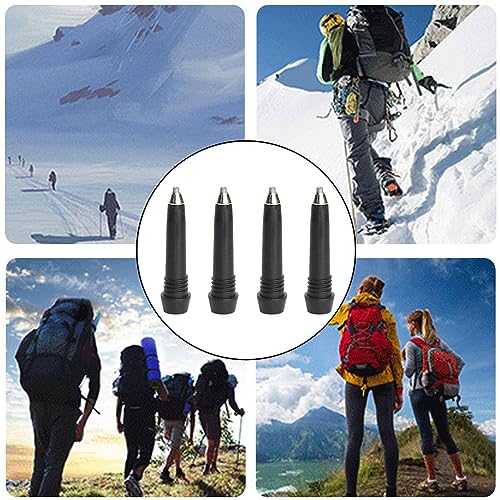 Rakiuty Portable Replacement Rod Trekking Poles, Portable Trekking Pole Tip, Trekking Poles Tip, Portable Trekking Poles Tips - Image 4