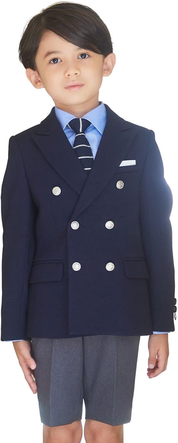 2642【新品タグ付き】ショパン 170cm キッズフォーマル ネイビー