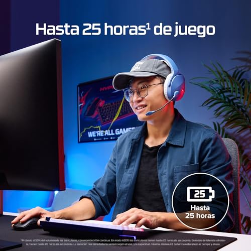 Auriculares HyperX Cloud Jet inalámbricos con Bluetooth para gaming en PC y PS5 6