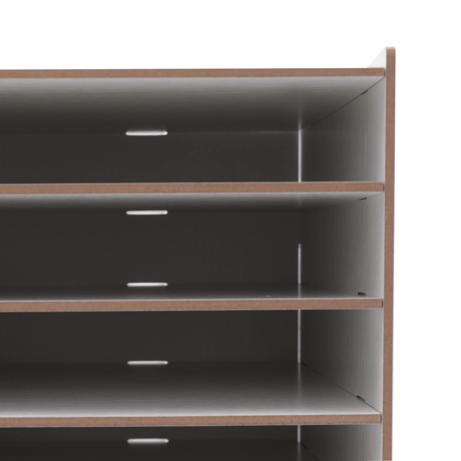 Schreibtisch Dokumentenablage, 9-Stufige Schreibtisch-Organizer Dokumentenablage Briefablage Freistehendes Zeitschriftenregal Papierablage Aktenaufbewahrung Ablagesystem für Zuhause, Schule und Büro