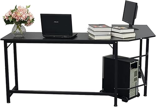 Miniatura 3 de Escritorio para computadora, mesa de estudio, escritorio en forma de L, escritorio de computadora, escritorio de esquina para oficina en casa con