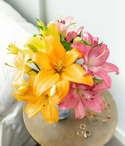 From You Flowers - Stunning Lily Bouquet With Free Vase (Fresh Flowers) #TOP2