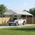 Aoxun 10x20 ft Carport Heavy Duty Car Canopy for Cars, Boats, Trucks, Outdoor Carport Shelter Portable Garage with Reinforced Frame and Stakes, White