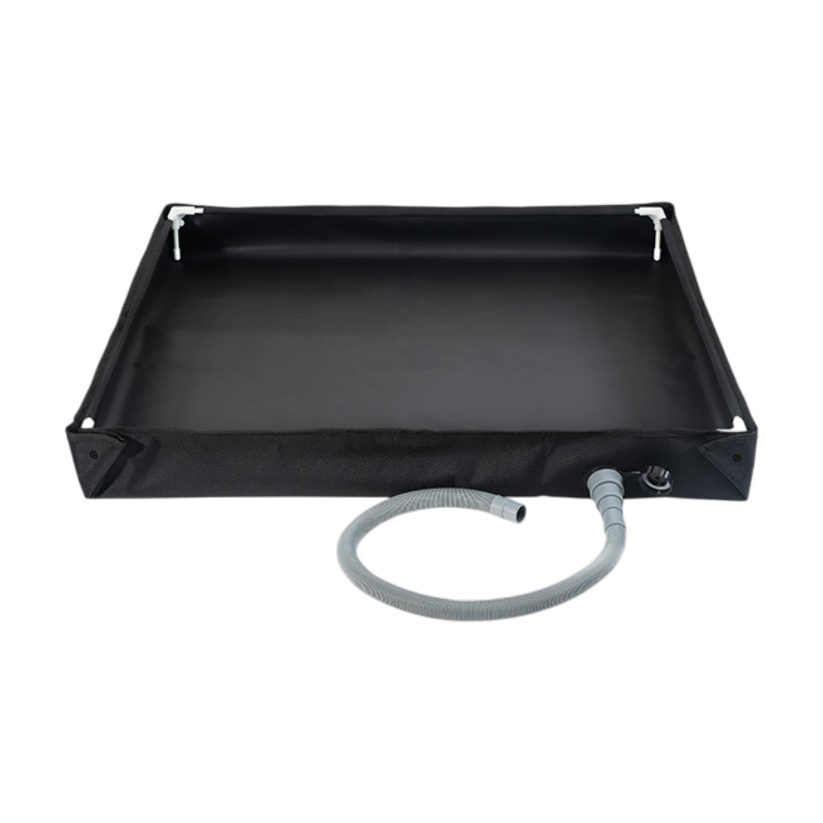 ATORSE Portable Shower Pan Outdoor Indoor Floor Accessories Shower Tent Awning Base Black| Home & Garden-image-11