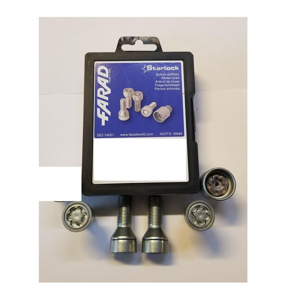 BULLONI ANTIFURTO STARLOCK CON CERCHIO IN LEGA BULLONE (DADO) ANTIRAPINA AUTO COMPATIBILE CON HONDA CR-V dal AC1/E KIT 4 BULLONI (DADI)+1 CHIAVE OMOLOGATO