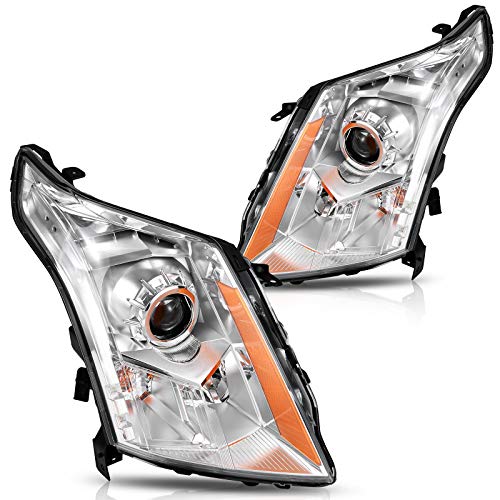DWVO Headlights Assembly Compatible with 2010 2011 2012 2013 2014 2015 2016 Cadillac SRX 10 11 12 13...