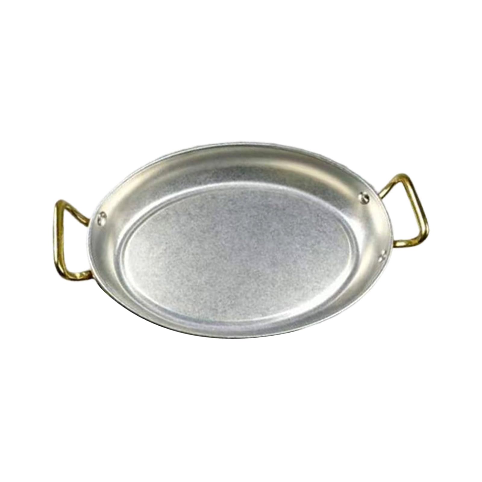 Oxxggkao Modern Nonrust Steel Serving Plate with Dateless Appeal Perfect for Entertaining Guests and Daily Use Resistant High End Serving Dishes