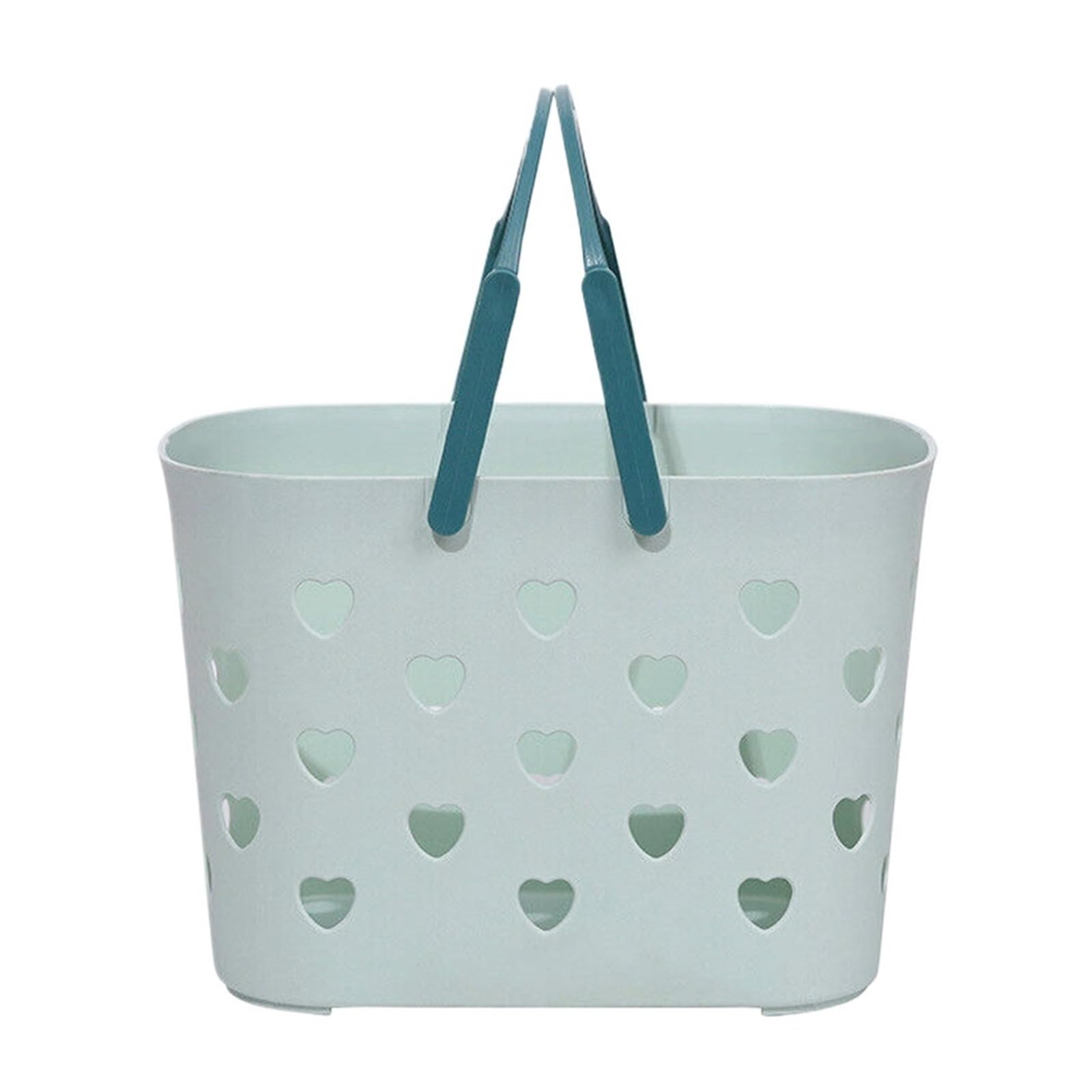 BAYNOPURIN Shower Bag Shower Caddys Basket Bathroom Organizer With Handle Hollow Out Toiletries Storage(Green)