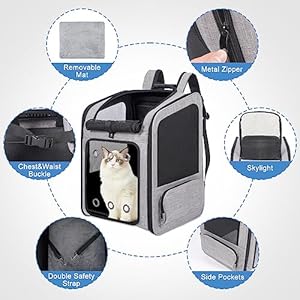   Extra-Large-Pet-Carrier-Backpack-Cats-Under-30-Lbs-for-Dogs-Puppies-Rabbits-Other-Animals-Under-25-Lbs-Ventilated-Design-Great-for-TravelHikingOutdoor-Use