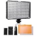 SAMTIAN Luz de Video LED, Yeeteem TL-160S Panel de Luz LED Regulable de 160 Piezas Antorcha Led Lámpara de Videocámara para Canon, Nikon, Pentax, Panasonic, Sony, Samsung y Olympus Digital DSLR
