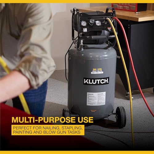Klutch 29-Gallon Oil-Free Compressor