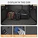 Trunk Mat & Backrest Mat Compatible with 2022-2026 Hyundai Tucson (with Bose Audio) - Custom Fit PU Leather Cargo Liner and Rear Backrest Protector- All Weather Waterproof Easy to Clean Cargo Mats