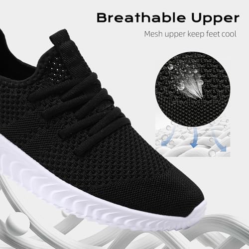 Mens Running Shoes Tennis Walking Sneakers Gym Workout Slip On Athletic Fashion Sports Lightweight Breathable Jogging Shoes2