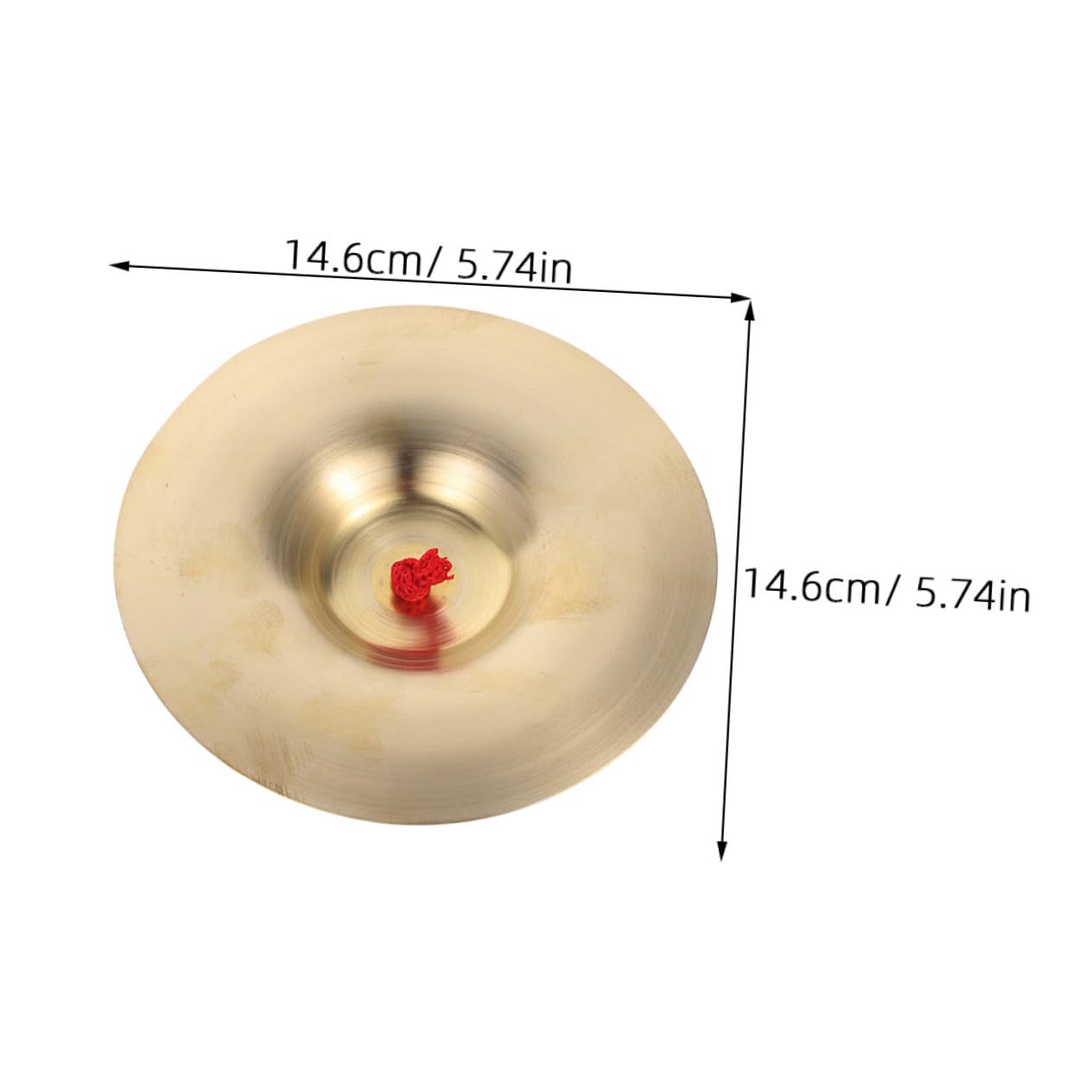Goldene Übungs Fingerzimbeln 15cm 4 Stück Schlaginstrumente