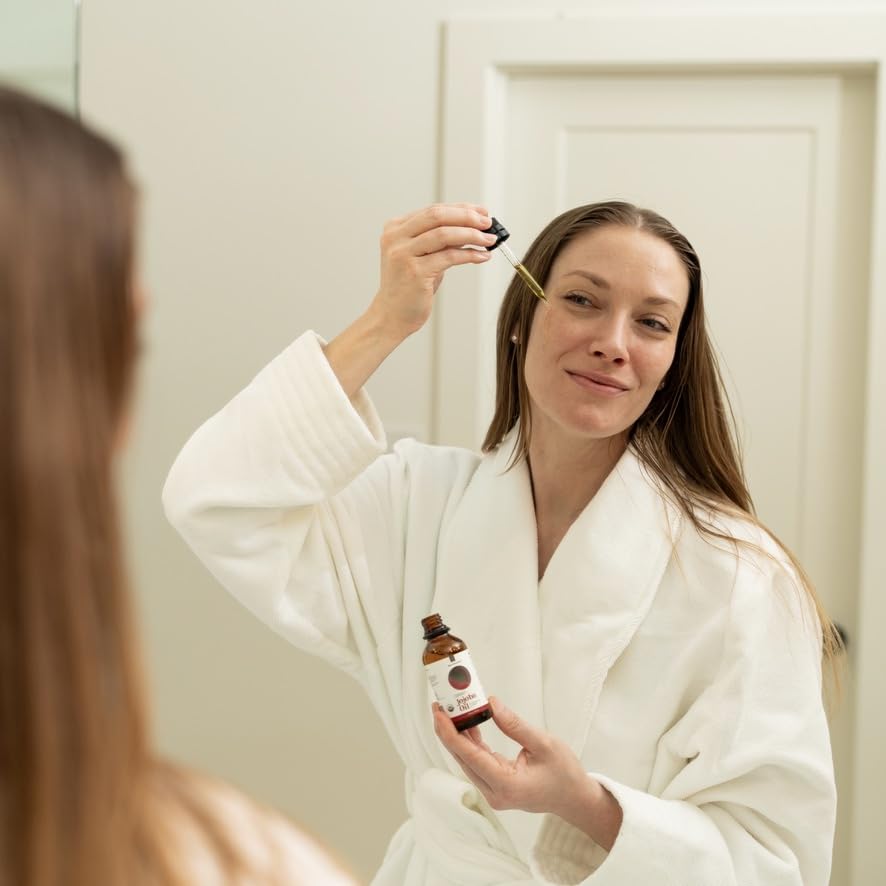 Miniatura 4 de Aceite de jojoba orgánico, aceite de jojoba prensado en frío para la cara, cuidado de la piel y el cuidado del cabello, certificado orgánico USDA