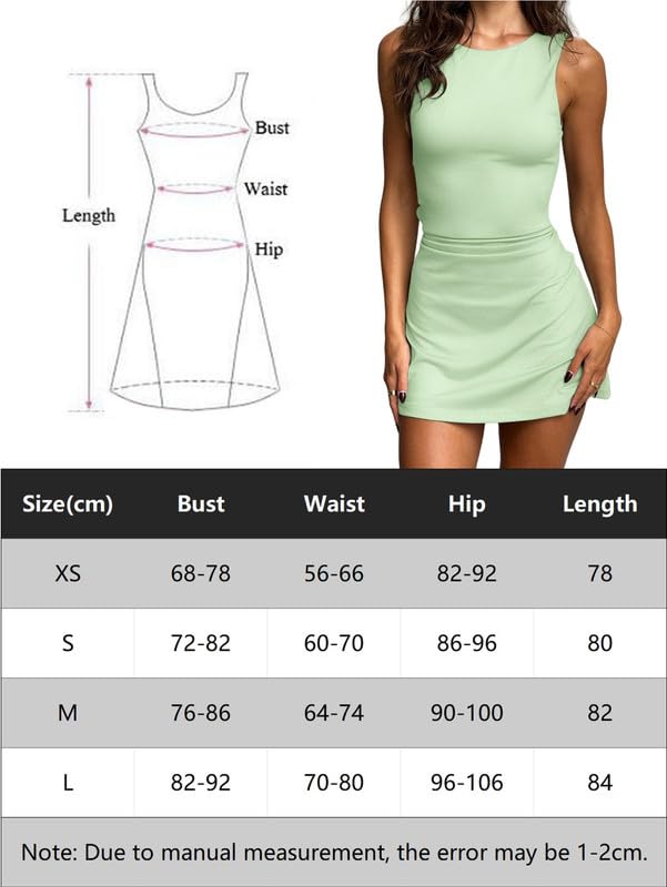 Robe Moulante Femme Sexy sans Manches col Rond Robes Courte Chic et Elegant Dos Nu Mini Robe Ete Décontracté A Ligne Bodycon Robes de Soirée Cocktail Fête Clubwear Bal Outfit