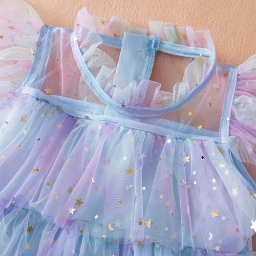 TTYAOVO Girl Dress Summer Princess Baby Tulle Dresses4