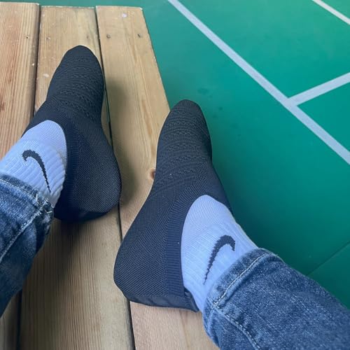 Womens Mens Slippers with Rubber Sole Ultra-Lightweight House Slipper Socks Around House Shoes Non Slip Indoor&Outdoor4