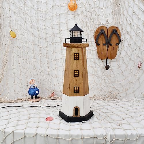 Woodenlighthousedecorwithlightnauticaltabletopcenterpiecebeachthemeddecorationdecorativelighttowerwoodcoastalfigurineindooroutdoorpartydecoroceanornamentbrown  Urban Country Home Decor Wooden lighthouse decor with light nautical tabletop centerpiece beach themed decoration decorative light tower wood coastal figurine indoor outdoor party decor ocean ornament brown  urban country home decor