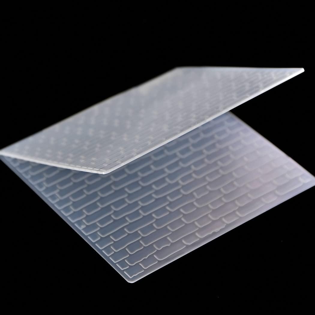 Kwan Crafts Brick Wall Background Plastic Embossing Folders for Card Making Scrapbooking and Other Paper Crafts 3050914