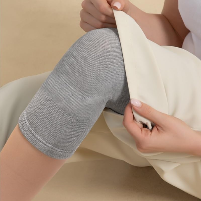 Cashmere Knee Pads Winter Warm Up Sports Short Cold Weather Leg Protectors