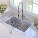 KRAUS Standart Pro 30 -inch Undermount Single Bowl 16 Gauge Stainless Steel Kitchen Sink, KHU100-30