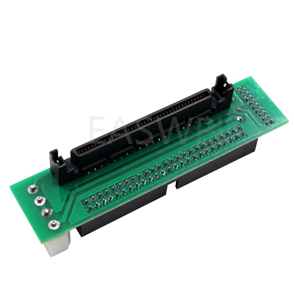 SCSI SCA 80 PIN TO 50 PIN SCSI Adapter SCA 80 PIN TO IDE 50 Male Converter