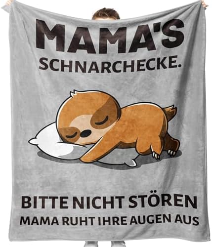 Mama Geschenk Geburtstag, Geburtstagsgeschenk für Mama Mutter Schnarchdecke | Geschenke für Mama zum Muttertag Valentinstag, Weihnachtsgeschenke Ostergeschenk Muttertagsgeschenk Mü