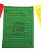 Handmade Nepalese Green Tara Tibetan Prayer Flags – Set of 10 (6×8