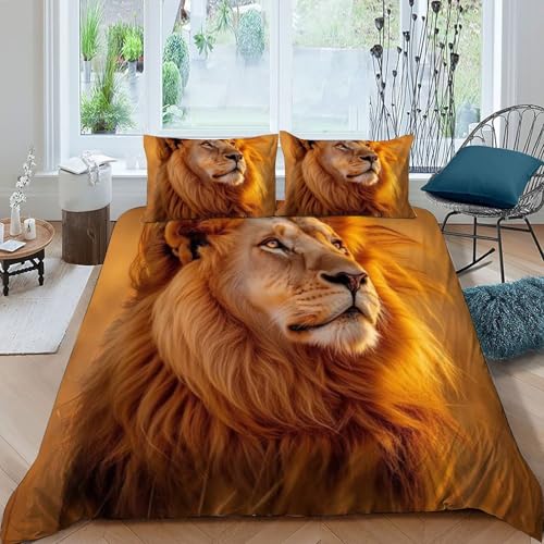Parure de lit animaux imprimé 3D en microfine microfibre premium - 3