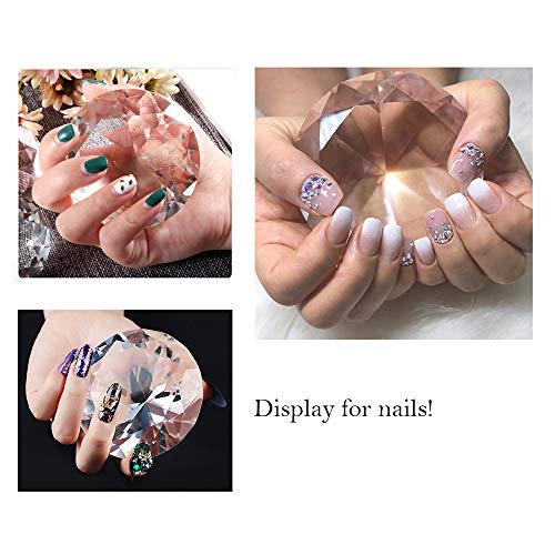 Longwin 80Mm(3.1 Inch) Crystal Diamond Paperweight Jewels Wedding Decorations Centerpieces Home Decor (Clear)­ #TOP3