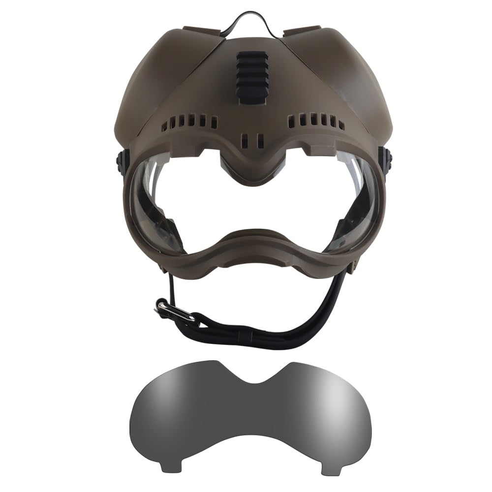 Jungle Leopard K9 Jagdhund Taktischer Helm Outdoor Schutzbrille for Belgische Holländische Terrier Deutscher Schäferhund Durchschnittliche Größe