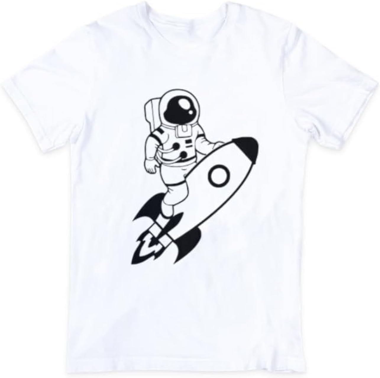 Astro Rocket In Outer Space Inspired Design T Shirt For Kids