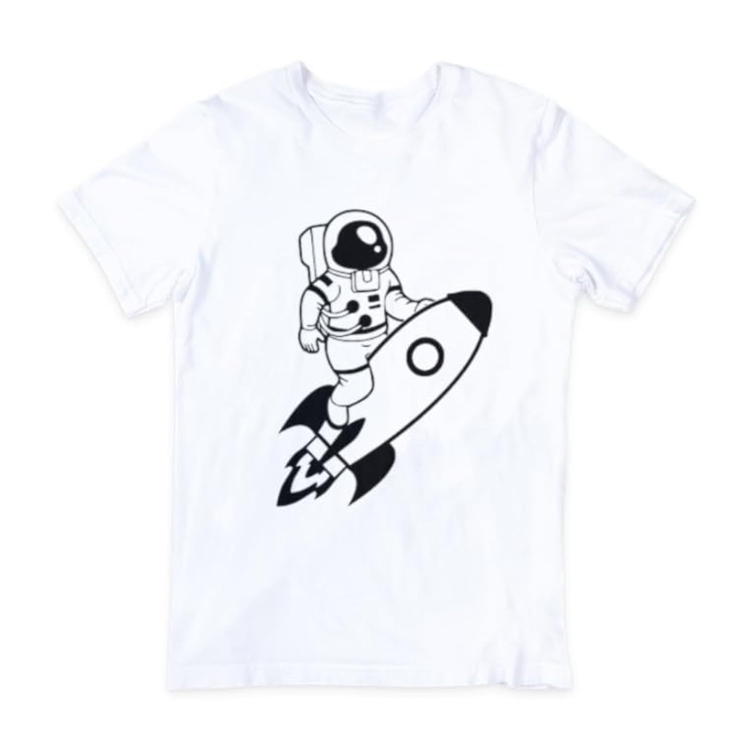 Astro Rocket In Outer Space Inspired Design T Shirt For Kids
