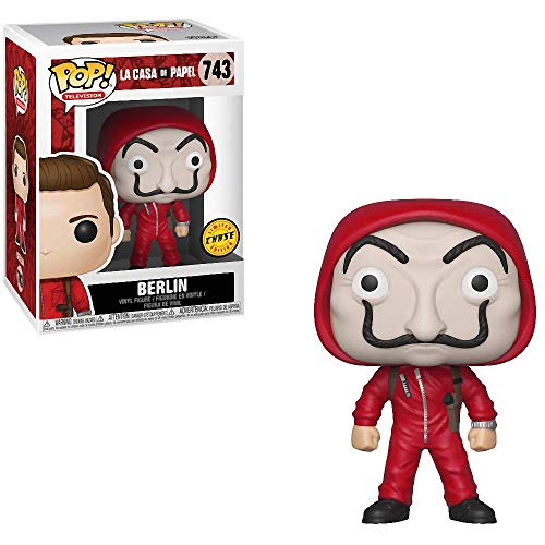 Funko Berlin (Chase Edition): La Casa De Papel X Pop! Tv Vinyl Figure &Amp; 1 Pop! Compatible Pet Plastic Graphical Protector Bundle [#743 / 34498 - B]