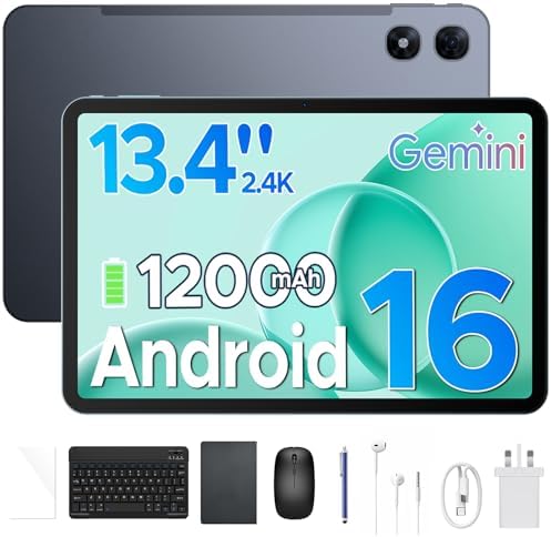P13 Pro Tablet 13.4 Pulgadas 120Hz Android 16, 48GB RAM + 256GB(T...