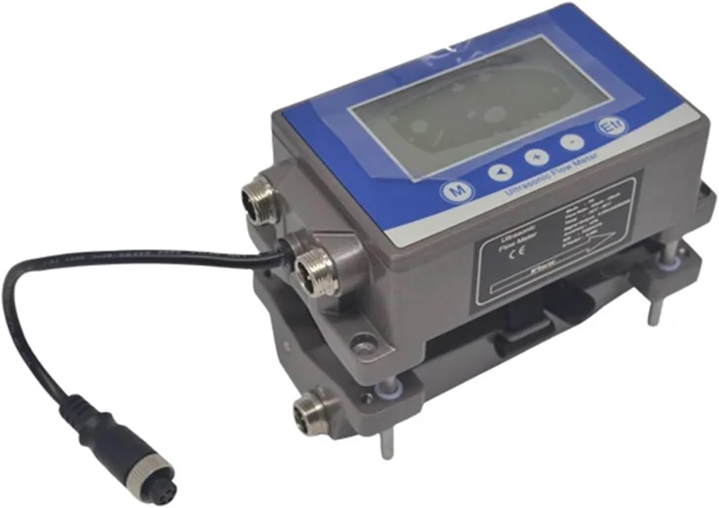 Caliper Ultrasonic Flow Meter DN15~DN40 Pipe Diameter Ultrasonic Water Flowmeter Stainless Steel PVC Pipe Ultrasonic Water Meter