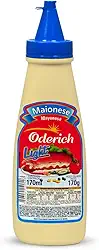 Maionese Light Bisnaga Oderich 170G, Maionese Cremosa Com Menor Teor Calórico, Bege, Selecionada E Saborosa, Textura Homogênea E Aveludada, Opção Leve Com Embalagem Prática E Segura, Tradição Em Quali