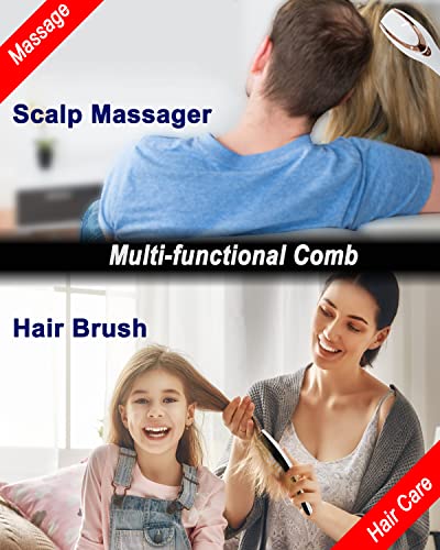 Winyoung Scalp Massager, Electric Scalp Massage Brush, Hair Massage Brush, Electric Head Scratcher, Massage Comb with Soft Rubber - Image 6
