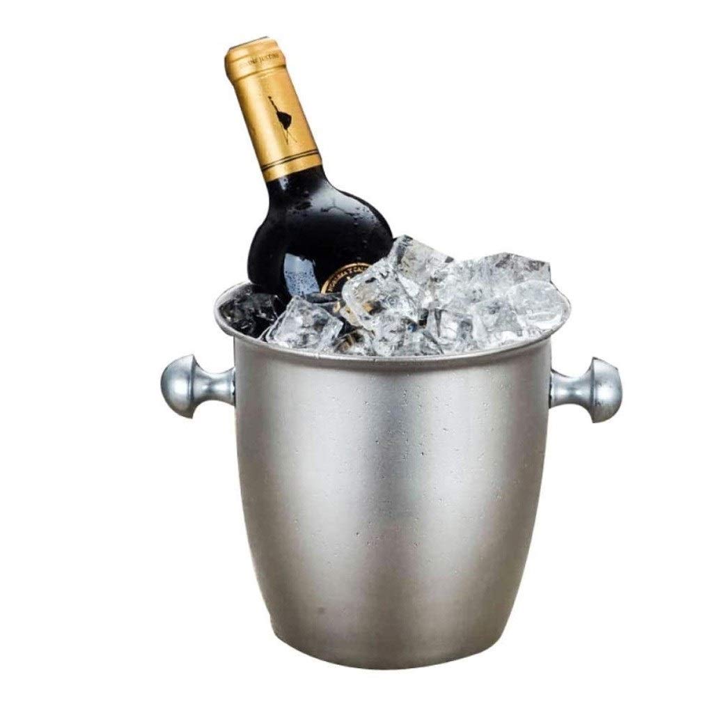 Seau à glace inox pour bouteille de whisky et baril de bière fraîche en cave