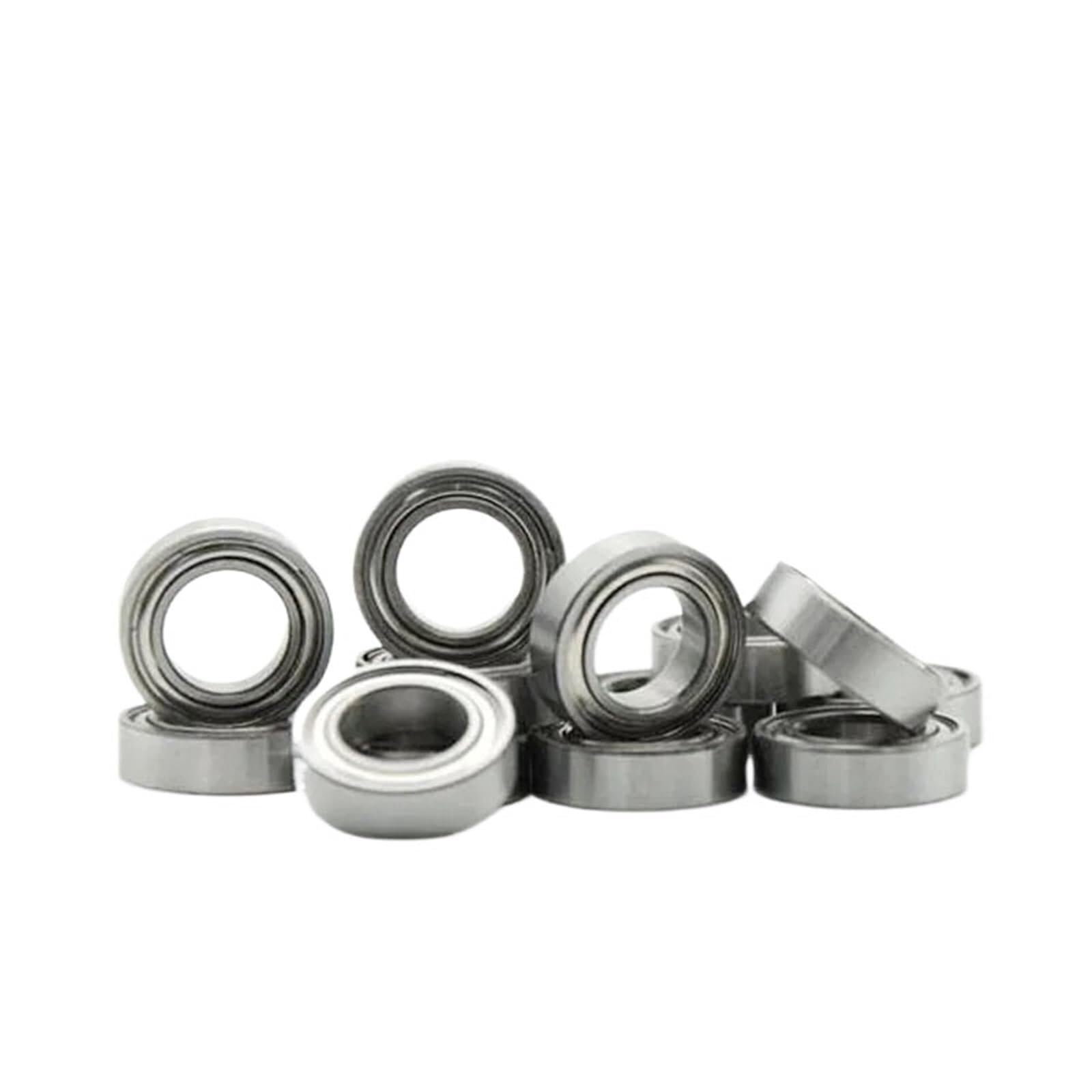 Bearing, MR104ZZ Bearing 10/20/50PCS Handles 4x10x4mm ABEC-5 for Strong Drill Lab Handpiece Deep Groove Ball Nail Wear Resistance(12PCS)